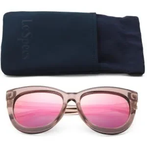 LE SPECS Hidden Treasure Sunglasses Rosewater Tan Frame Rose Mirror Lens NWT Le Specs | Accessories | Le Specs Hidden Treasure Sunglasses  main image 2